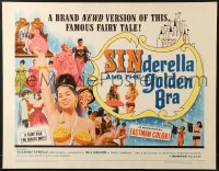 8g890 SINDERELLA & THE GOLDEN BRA 1/2sh 1964 a brand newd version of the famous fairy tale!