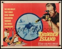 8g939 THUNDER ISLAND 1/2sh 1963 written by Jack Nicholson, cool sniper with rifle image!
