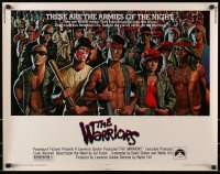8g977 WARRIORS 1/2sh 1979 Walter Hill, Jarvis artwork of the armies of the night!
