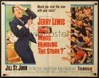 8g984 WHO'S MINDING THE STORE 1/2sh 1963 Jerry Lewis is the unhandiest handyman, Jill St. John
