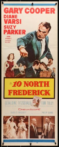 8g002 10 NORTH FREDERICK insert 1958 Gary Cooper, Diane Varsi, from John O'Hara's best-seller!