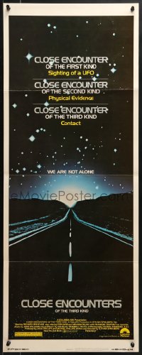 8g066 CLOSE ENCOUNTERS OF THE THIRD KIND insert 1977 Steven Spielberg sci-fi classic!