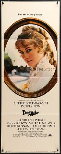 8g084 DAISY MILLER insert 1974 Peter Bogdanovich directed, Cybill Shepherd portrait!