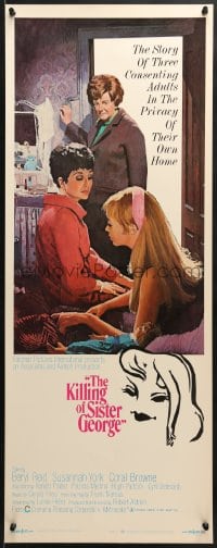 8g209 KILLING OF SISTER GEORGE insert 1969 Susannah York in lesbian triangle, Aldrich directed!