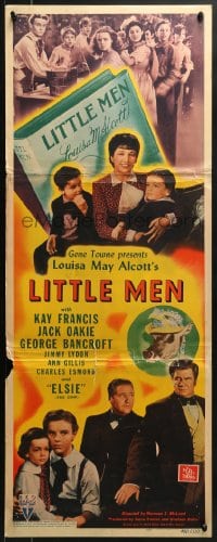 8g224 LITTLE MEN insert 1940 Kay Francis, Jack Oakie & Elsie the Cow, Louisa May Alcott