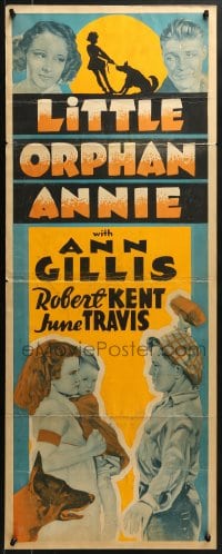 8g225 LITTLE ORPHAN ANNIE Other Company insert 1938 cute Ann Gillis & art of her German Shepherd!