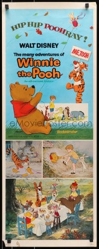 8g238 MANY ADVENTURES OF WINNIE THE POOH insert 1977 and Tigger too, plus three great shorts!