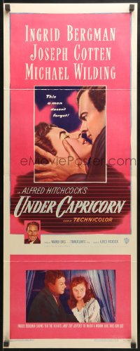 8g403 UNDER CAPRICORN insert 1949 romantic Ingrid Bergman & Joseph Cotten, Alfred Hitchcock!