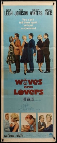 8g440 WIVES & LOVERS insert 1963 Janet Leigh, Van Johnson, Shelley Winters, Martha Hyer