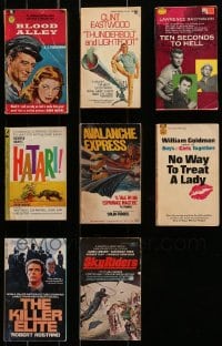 8h106 LOT OF 8 MOVIE EDITION PAPERBACK BOOKS 1950s-1970s from a variety of different films!