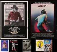 8h292 LOT OF 7 UNFOLDED MOSTLY MUSICAL SPECIAL POSTERS 1980s great images from musicals!