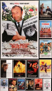 8h520 LOT OF 18 UNFOLDED MOSTLY SINGLE-SIDED 27X41 ONE-SHEETS 1980s-1990s cool movie images!