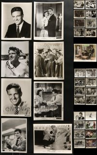 8h373 LOT OF 33 ROBERT STACK 8X10 STILLS 1950s-1960s great portraits & movie scenes!