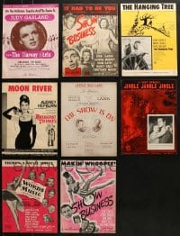8h149 LOT OF 8 SHEET MUSIC 1930s-1960s great songs from a variety of different movies!