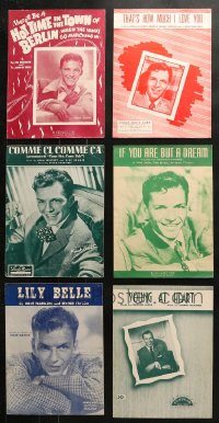 8h152 LOT OF 6 FRANK SINATRA SHEET MUSIC 1940s-1950s a variety of great songs!
