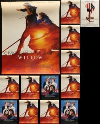 8h306 LOT OF 13 UNFOLDED MISCELLANEOUS POSTERS 1980s Willow, Ragtime, Once Again!