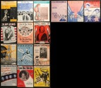 8h140 LOT OF 15 SHEET MUSIC 1920s-1940s great songs from a variety of different movies!