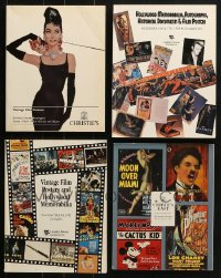 8h123 LOT OF 4 MOVIE POSTER AUCTION CATALOGS 1990s filled with great color images!