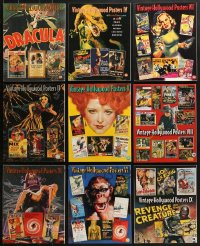 8h112 LOT OF 9 BRUCE HERSHENSON VINTAGE HOLLYWOOD POSTERS AUCTION CATALOGS 1990s-2000s color art!
