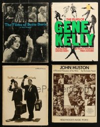 8h102 LOT OF 4 FILMS OF... OVERSIZED HARDCOVER MOVIE BOOKS 1970s-2000s Bette Davis, Laurel & Hardy!