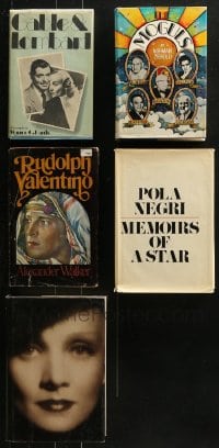 8h093 LOT OF 5 HARDCOVER MOVIE BOOKS 1960s-1990s filled with images & information!