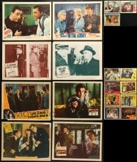 8h221 LOT OF 19 LOBBY CARDS SHOWING PEOPLE TALKING ON TELEPHONES 1940s-1980s great movie scenes!