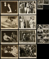 8h399 LOT OF 19 HORROR/SCI-FI 8X10 STILLS 1960s scenes from a variety of different movies!