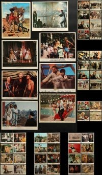 8h347 LOT OF 84 COLOR 8X10 STILLS 1960s scenes & portraits from a variety of different movies!