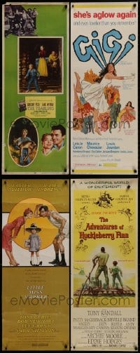 8h271 LOT OF 4 UNFOLDED INSERTS 1950s-1980s great images from a variety of movies!