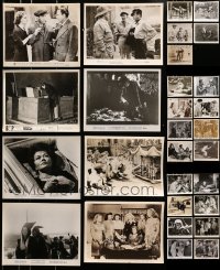 8h378 LOT OF 29 8X10 STILLS 1940s-1970s great scenes from a variety of different movies!