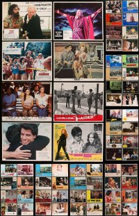 8h197 LOT OF 96 1970S LOBBY CARDS 1970s great scenes from a variety of different movies!