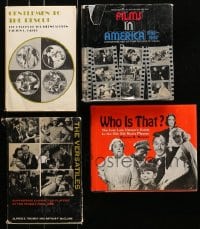8h101 LOT OF 4 HARDCOVER MOVIE BOOKS 1960s-1980s Films in America, Gentlemen to the Rescue!