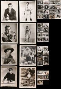 8h363 LOT OF 45 JOHN PAYNE 8X10 STILLS 1940s-1960s from a variety of different movies!