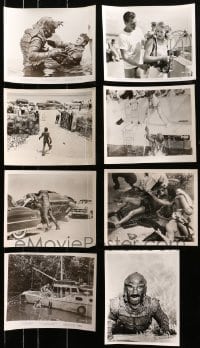 8h442 LOT OF 8 REVENGE OF THE CREATURE RE-STRIKE OR TV RE-RELEASE 8X10 STILLS R1960s great scenes!