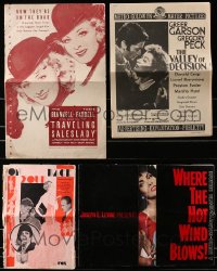 8h020 LOT OF 4 CUT PRESSBOOKS 1930s-1960s advertising a variety of different movies!