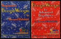 8h001 LOT OF 2 BOOGIE WOOGIE SONG MAGAZINES 1940s for beginners & advanced beginners!