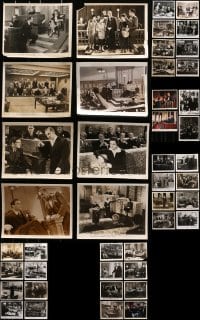 8h364 LOT OF 44 8X10 STILLS SHOWING COURTROOM SCENES 1930s-1980s from a variety of movies!