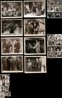 8h376 LOT OF 30 BRODERICK CRAWFORD 8X10 STILLS 1940s-1960s from a variety of different movies!