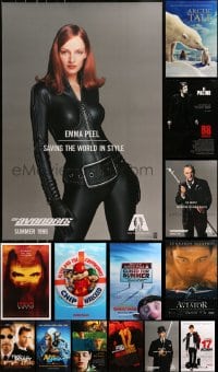 8h515 LOT OF 19 UNFOLDED DOUBLE-SIDED MOSTLY 27X40 ONE-SHEETS 1990s-2000s cool movie images!