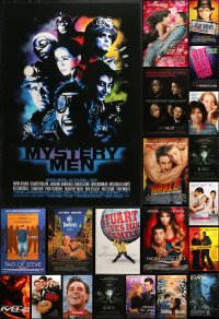 8h471 LOT OF 34 UNFOLDED MOSTLY DOUBLE-SIDED 27X40 ONE-SHEETS 1990s-2000s cool movie images!
