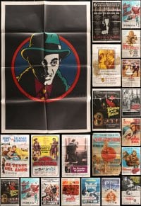 8h061 LOT OF 21 FOLDED ARGENTINEAN POSTERS 1950s-1980s great images from a variety of movies!