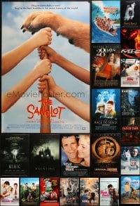 8h477 LOT OF 30 UNFOLDED MOSTLY DOUBLE-SIDED 27X40 ONE-SHEETS 1990s-2000s cool movie images!