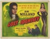 8j014 ALIAS MARY DOW TC R1948 Sally Eillers torn between Ray Milland & her life, Lost Identity!