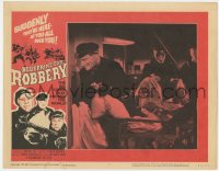 8j428 BLUEPRINT FOR ROBBERY LC #7 1961 Brinks bank robbers with wacky masks carrying money bags!