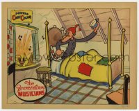 8j436 BREMENTOWN MUSICIANS LC 1935 great Ub Iwerks art of old man throwing alarm clock at rooster!