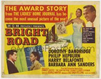8j439 BRIGHT ROAD LC #5 1953 nightclub singer Dorothy Dandridge & song favorite Harry Belafonte!