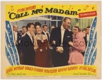 8j449 CALL ME MADAM LC #2 1953 Ethel Merman, Donald O'Connor, Vera-Ellen & George Sanders