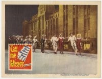 8j450 CALL ME MISTER LC #7 1951 great image of men & women dancing on Manhattan street!