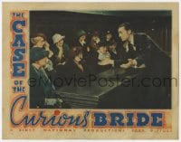 8j458 CASE OF THE CURIOUS BRIDE LC 1935 Warren William as Perry Mason by all female jury, rare!