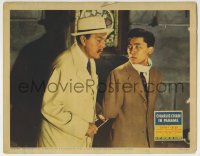 8j467 CHARLIE CHAN IN PANAMA LC 1940 Sidney Toler rescues Victor Sen Yung, who was bound & gagged!